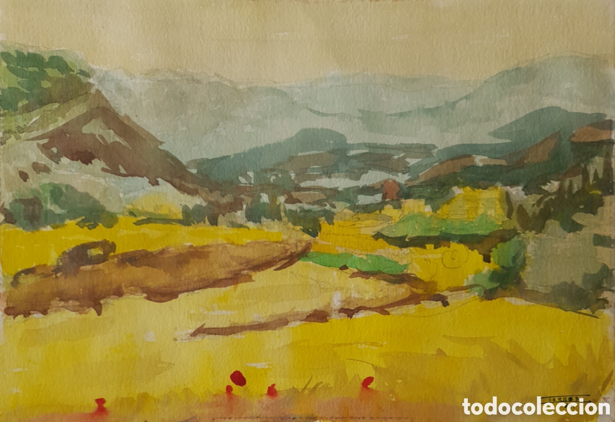 Arte: Firmado Torres - Valle Monta&ntilde;oso.1988.