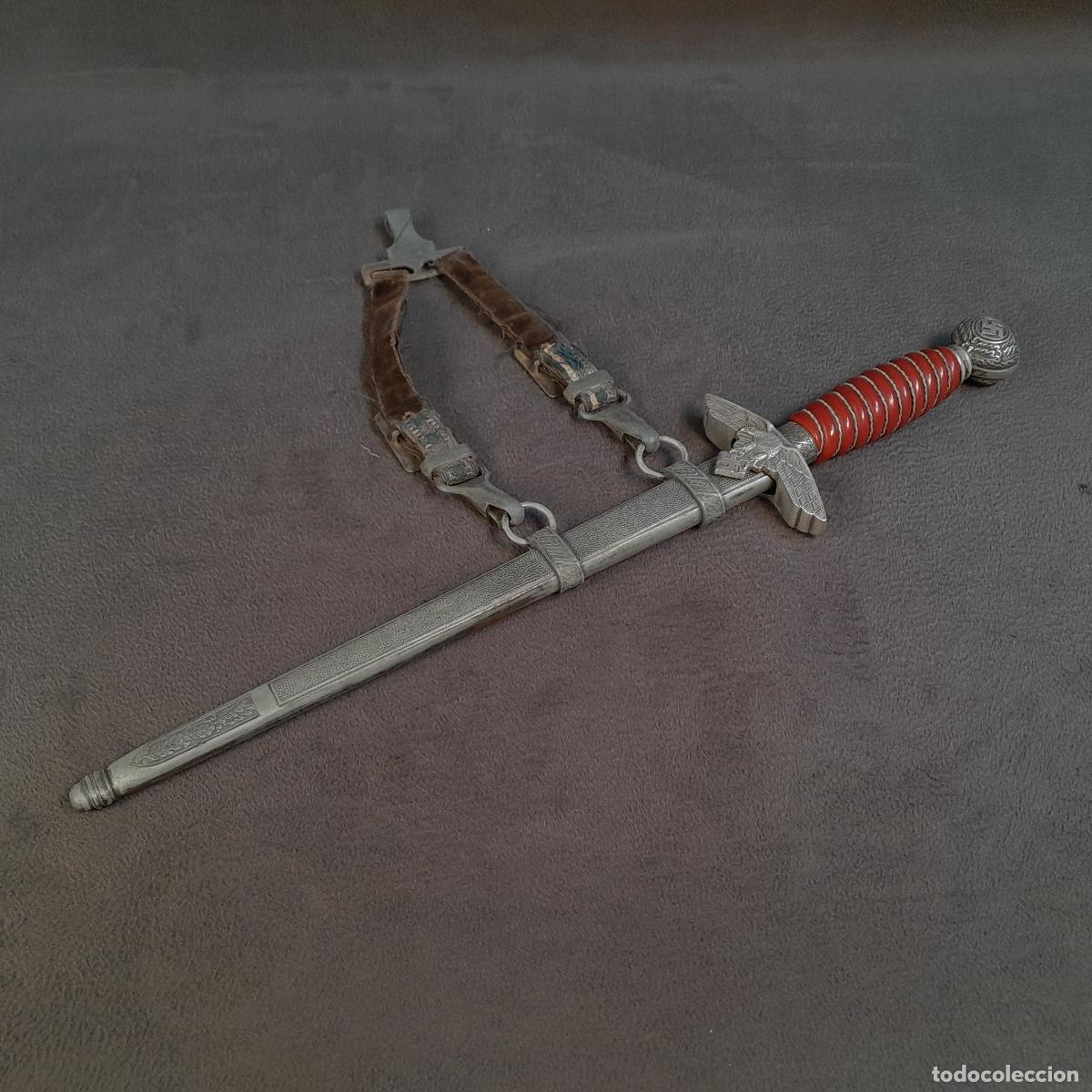 Arte: DAGA DE LA SEGUNDA GUERRA MUNDIAL DE METAL.ALEMANIA.EICKHORN SOLINGEN.CA 1937.