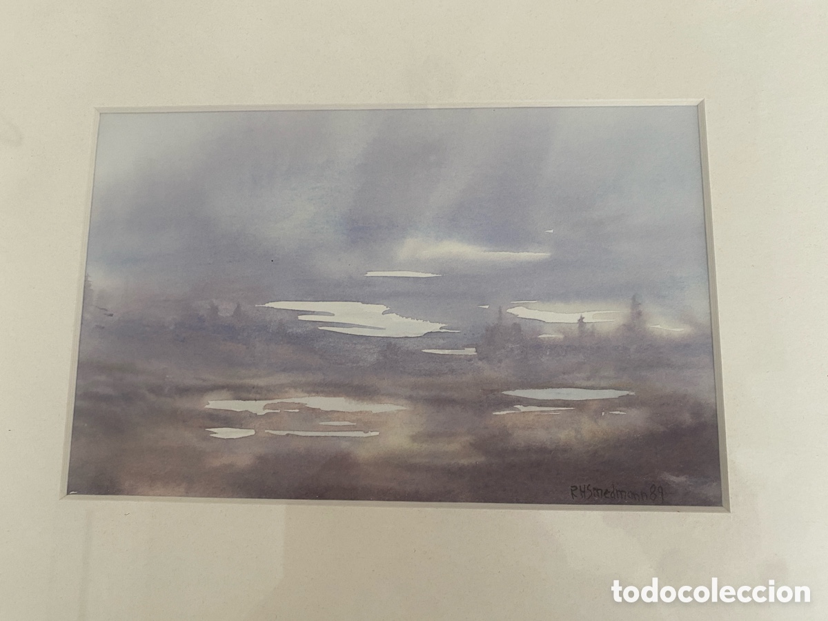 Arte: Acuarela vintage abstracta - Foto 4