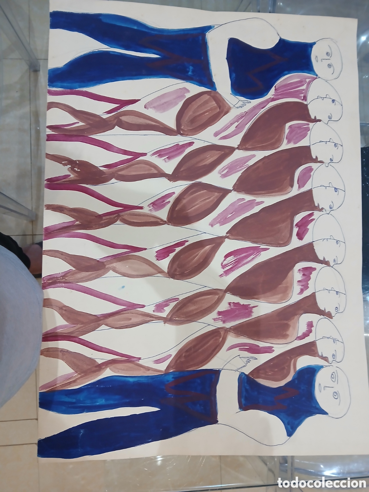 Arte: Dibujo original sin firma - Foto 2