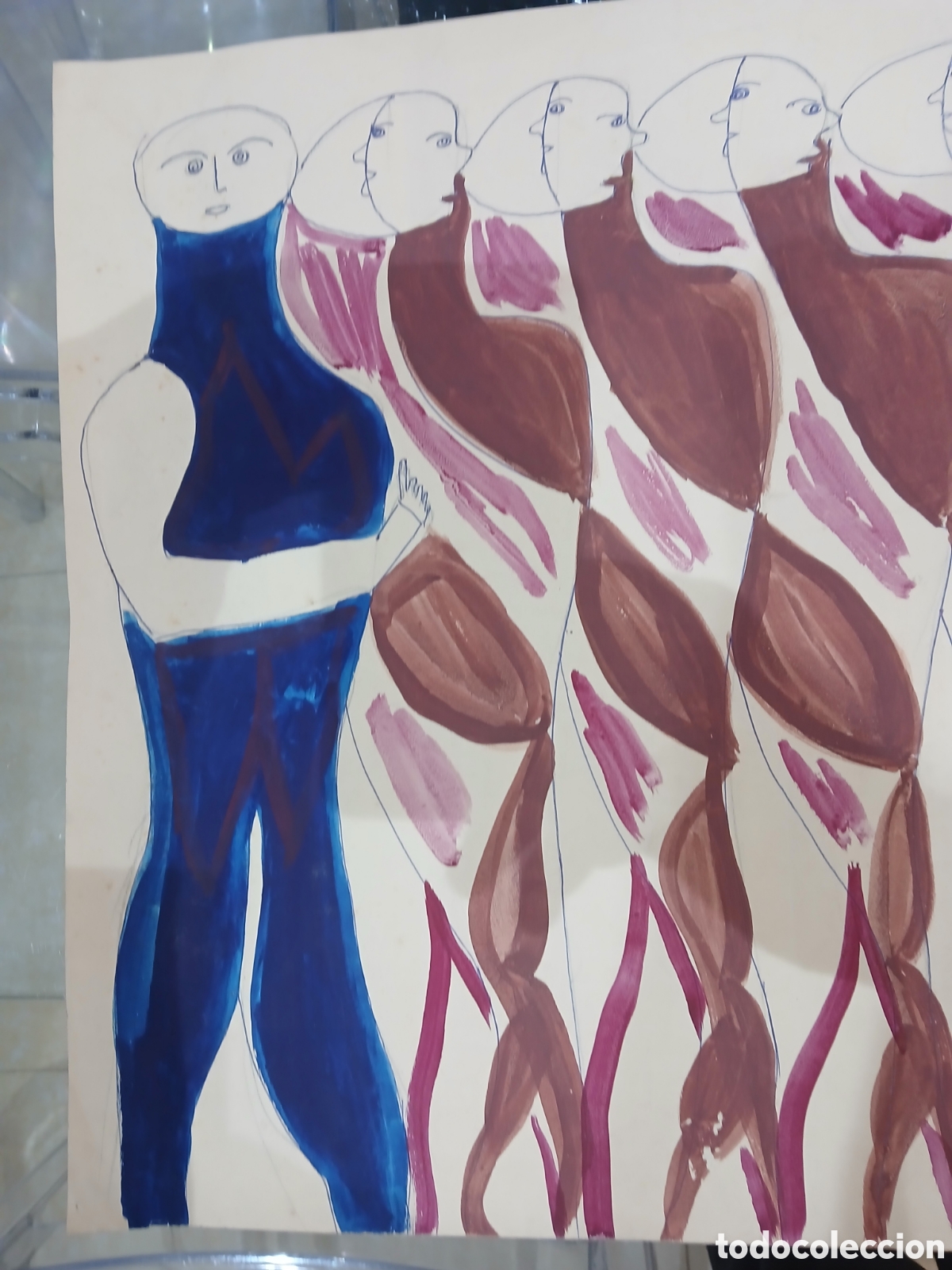 Arte: Dibujo original sin firma - Foto 3