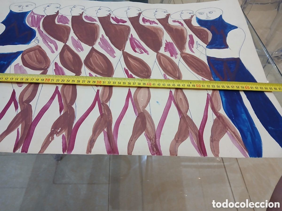 Arte: Dibujo original sin firma - Foto 6