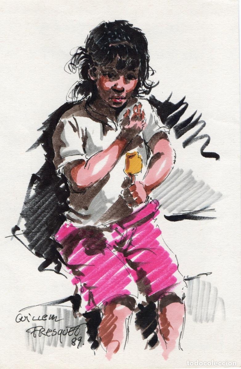 Arte: GUILLEM FRESQUET ACUARELA Y ROTULADOR