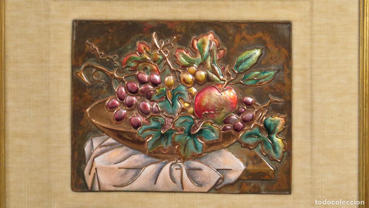 Arte: BODEGON. ESMALTE. &iquest;SIMON FRANCO ZARAGOZA?. - Foto 2