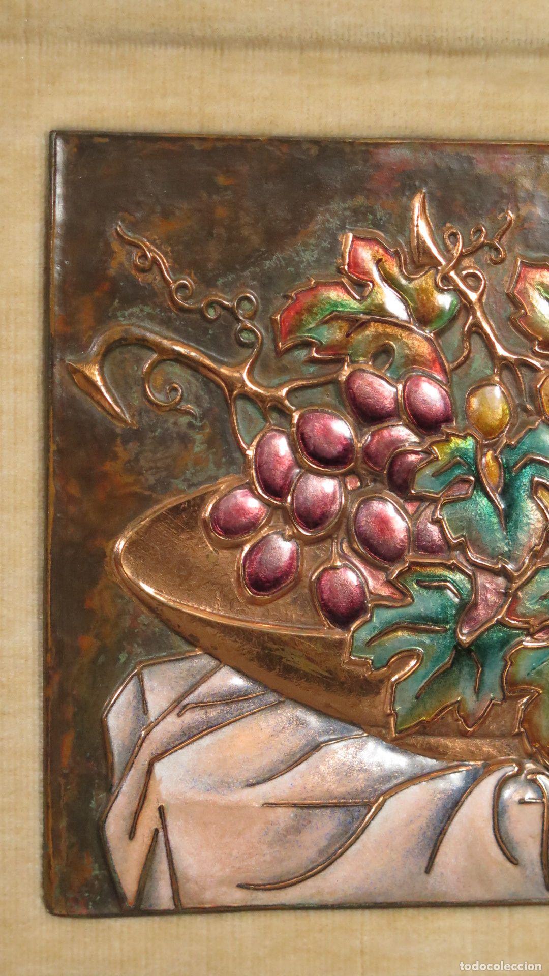 Arte: BODEGON. ESMALTE. &iquest;SIMON FRANCO ZARAGOZA?. - Foto 3