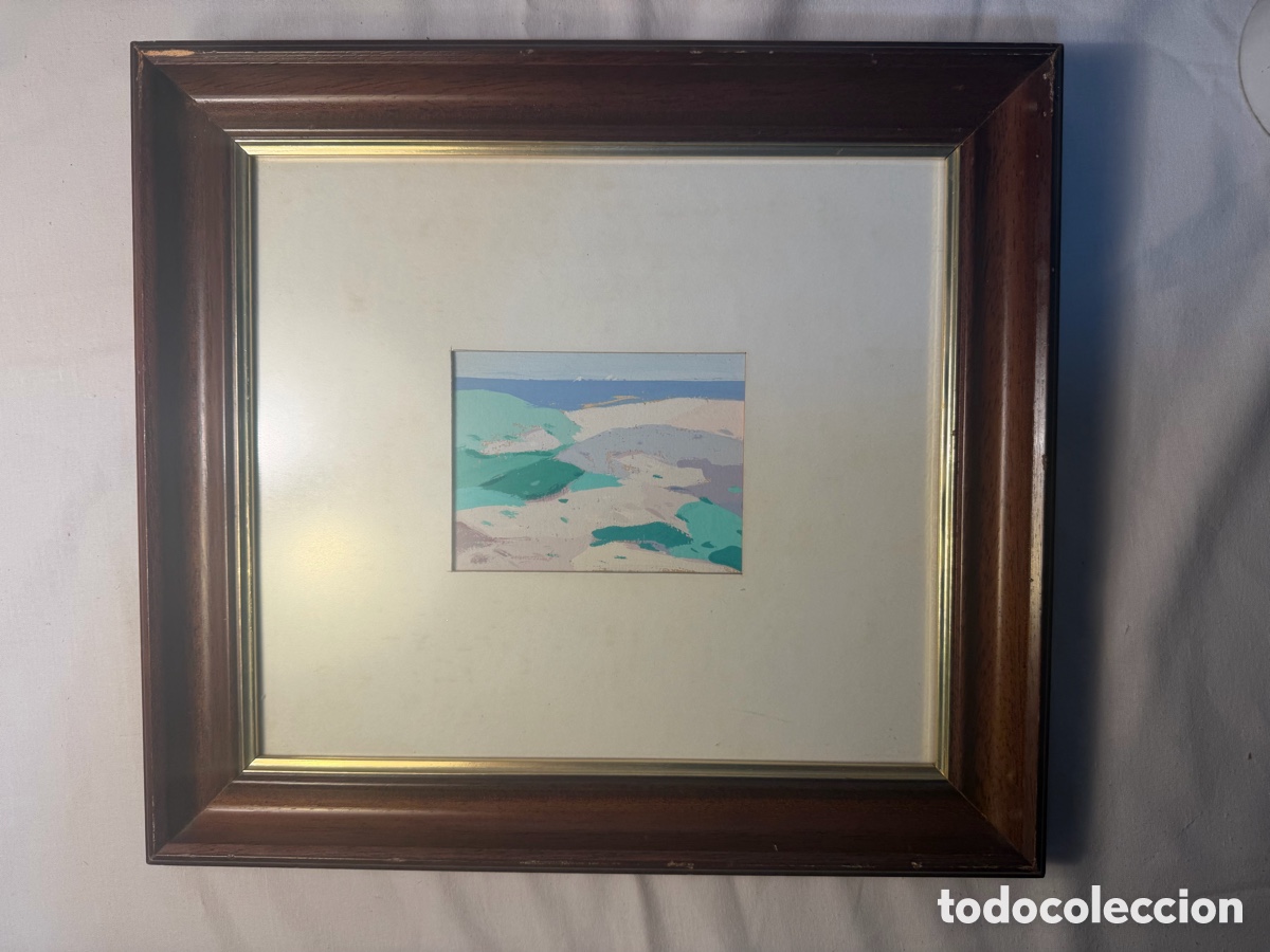 Kunst: Acuarela original Miguel Tom&aacute;s Dunas 1989