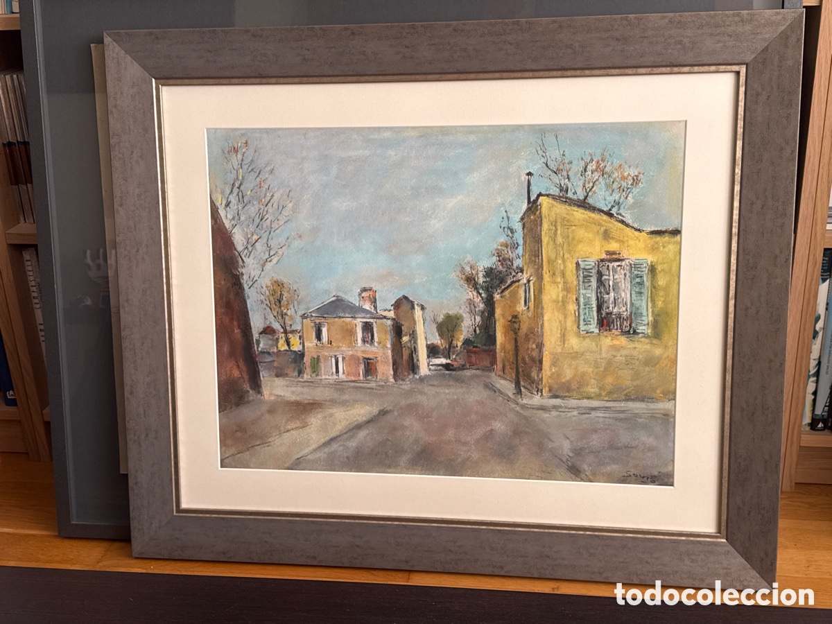 Art: ACUARELA ORIGINAL DEL PINTOR GALLEGO ARTURO SOUTO. SEOANE, LAXEIRO, COLMEIRO, DIAZ PARDO. PINTURA