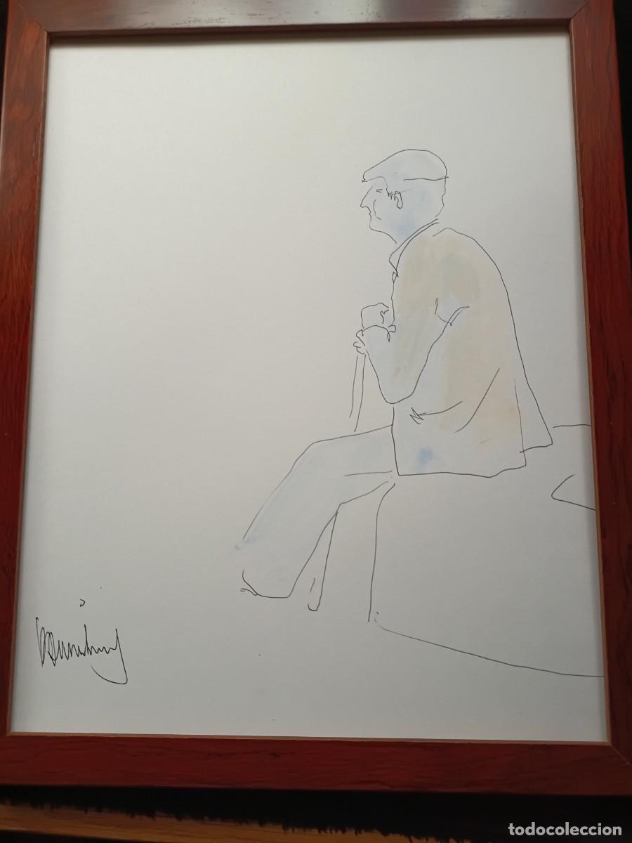 Arte: Acuarela original de Ram&oacute;n Jes&uacute;s Vives Bonelli firmada