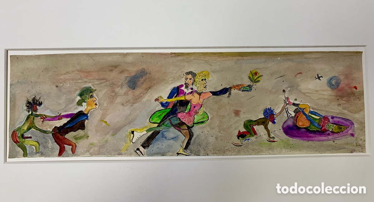 Art: Jes&uacute;s Llamas 1950-1990 Sabadell,(sin firmar) 45x13 cm.