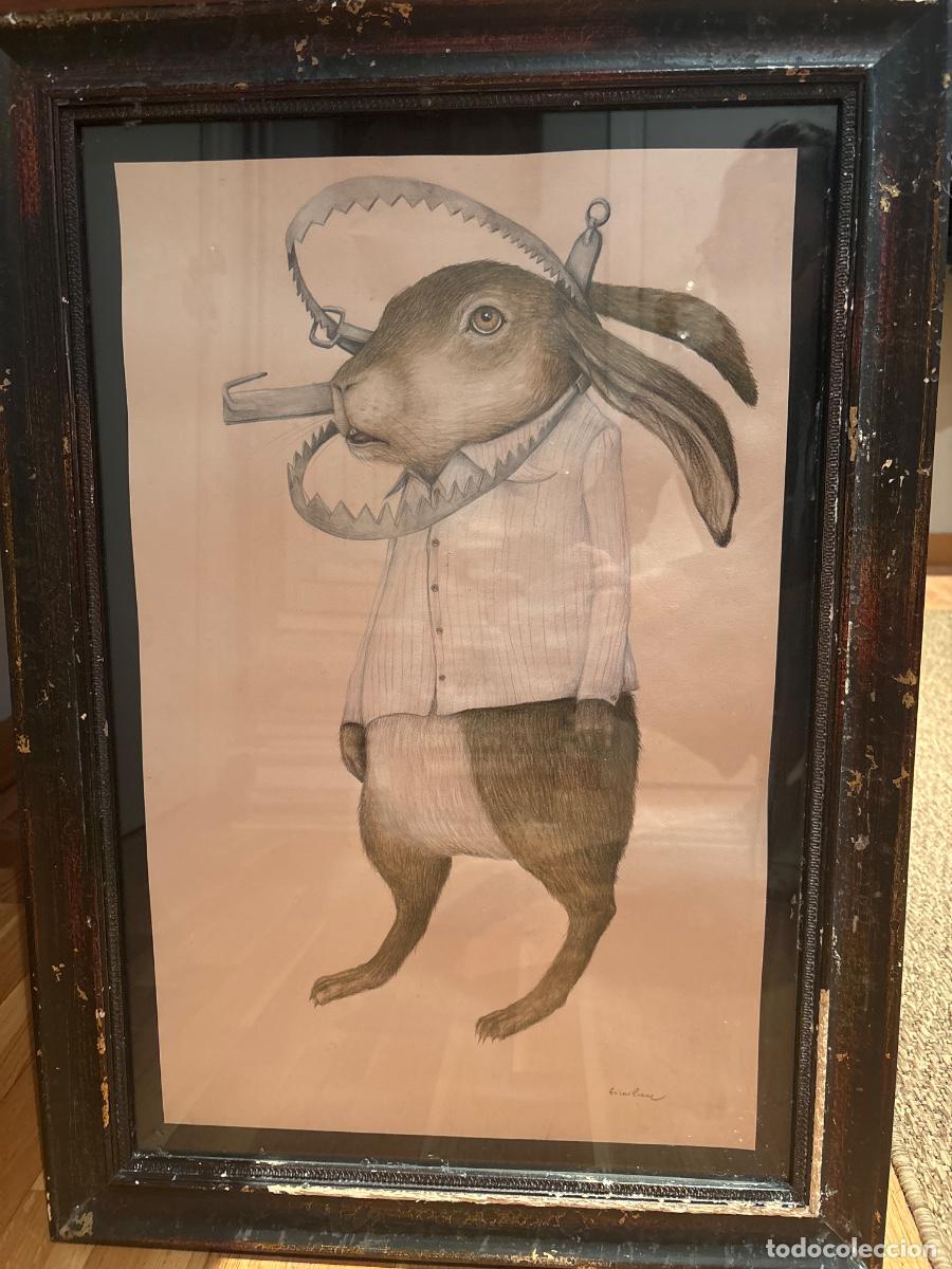 Arte: Acuarela original Ericailcane, artista de grafiti internacional