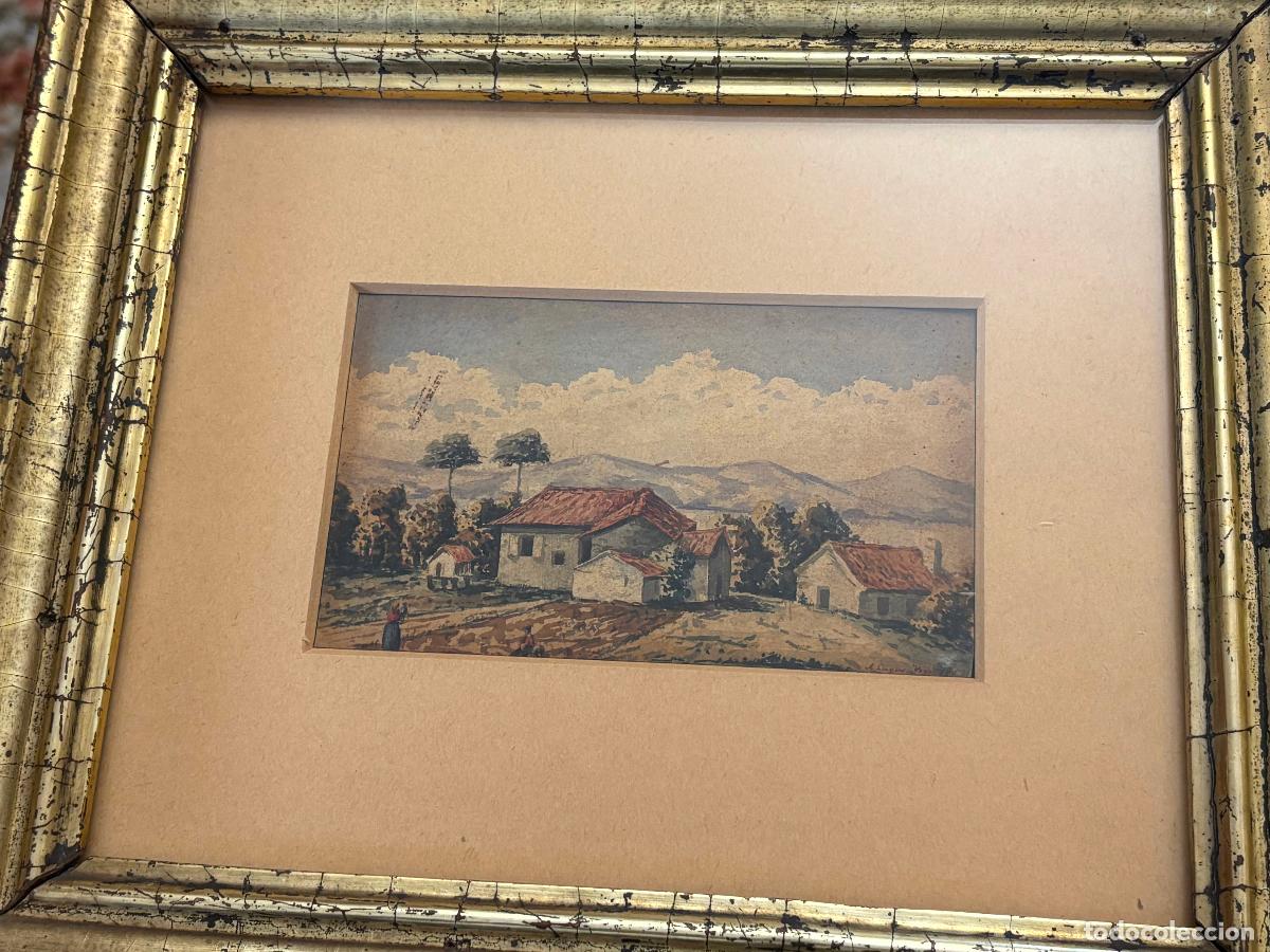 Arte: Paisaje de Vigo en 1862, firmado
