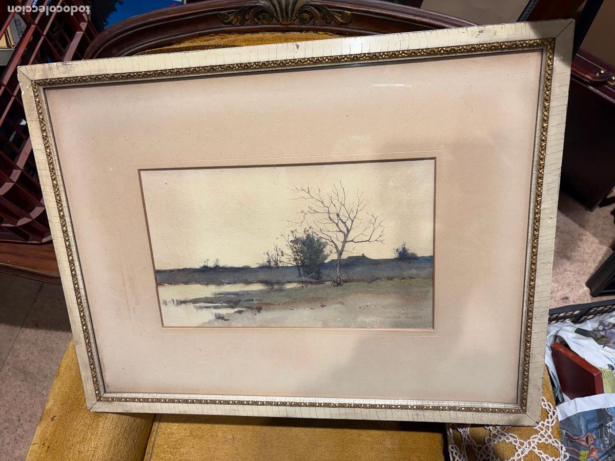 Arte: Anthur hoeber acuarela pintor americano american watercolor painting