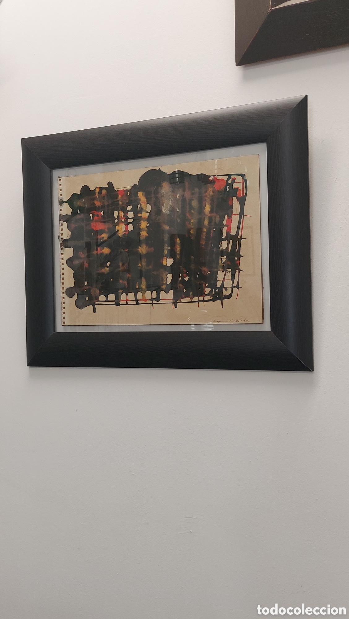 Arte: Acuarela abstracta Vyvien Veiga-Pires 1987