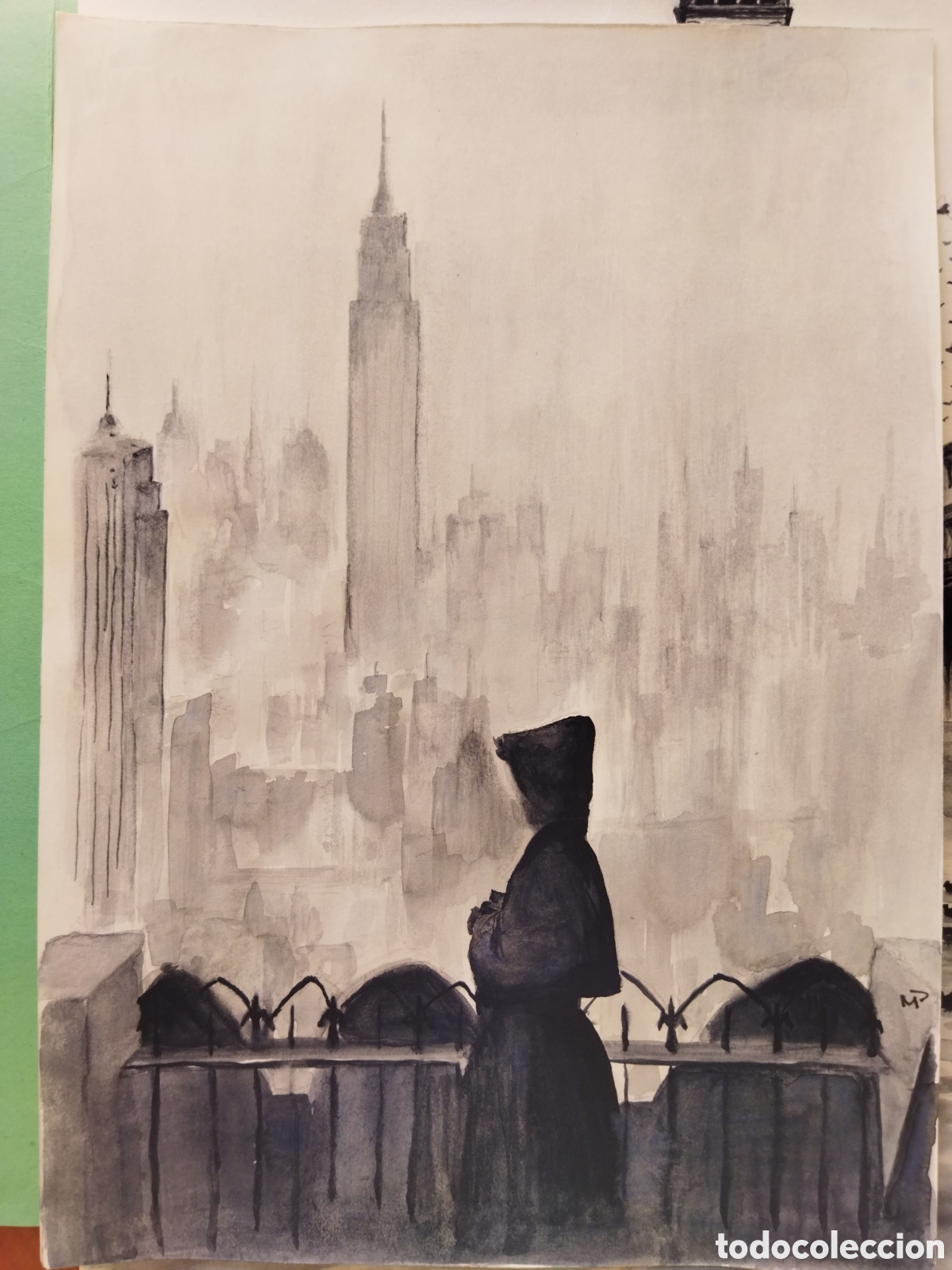 Arte: Acuarela NYC sobre cartulina de 21x29cm
