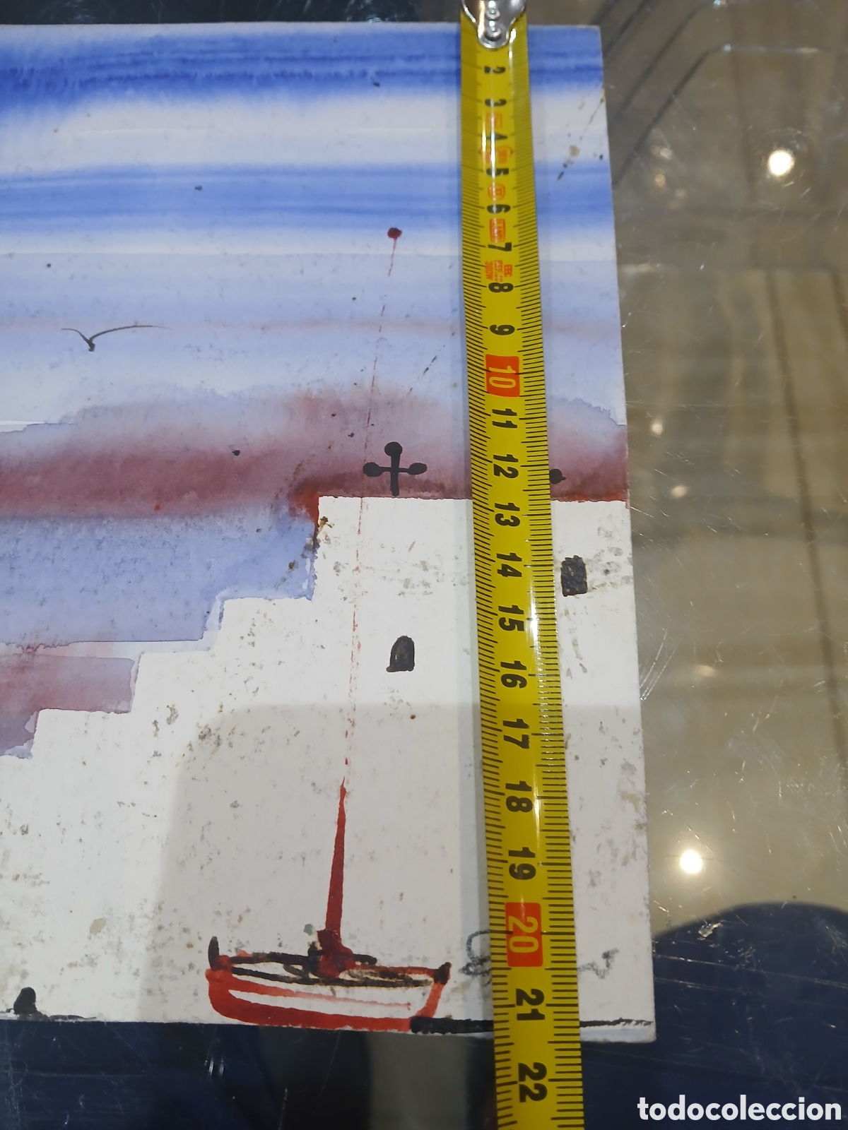 Arte: Acurela firmado sin identificar - Foto 3