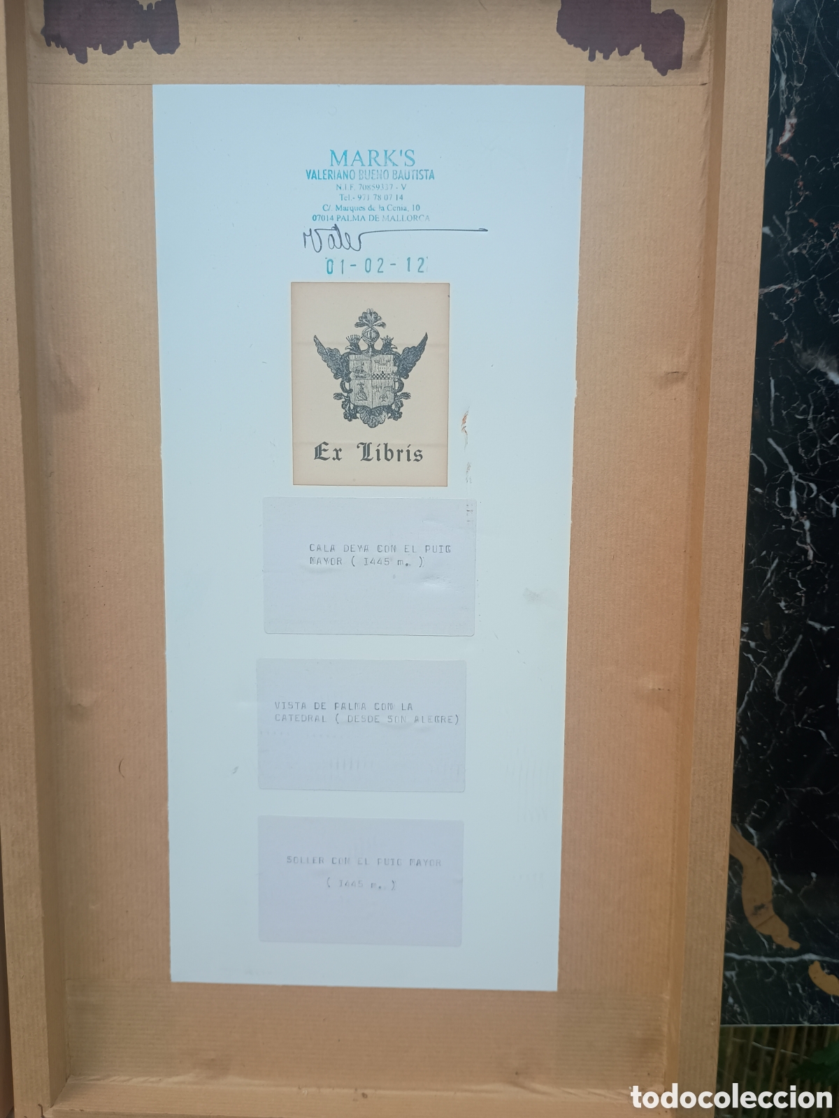 Arte: Cuadro con Ex libris de Erwin Hubert - Foto 9