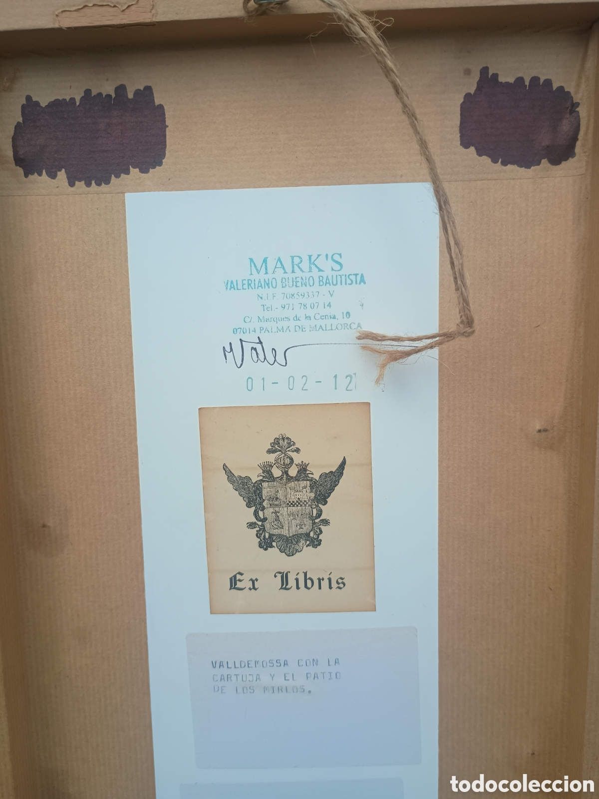 Arte: Cuadro con Ex libris de Erwin Hubert - Foto 13