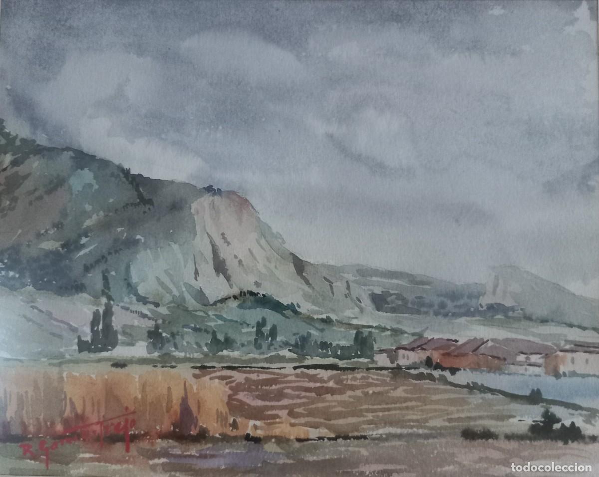 Arte: &rdquo;Paisaje levantino&rdquo; Jos&eacute; Ruiz Garc&iacute;a Trejo (Lorca 1909-Murcia 1987) Disc&iacute;pulo de Juan Bonaf&eacute;