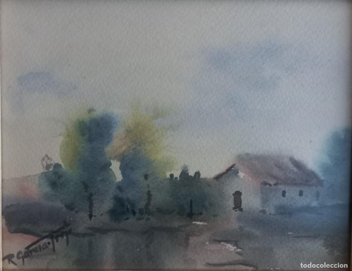 Arte: &rdquo;Casa junto a la laguna&rdquo; Jos&eacute; Ruiz Garc&iacute;a Trejo (Lorca 1909-Murcia 1987) Disc&iacute;pulo de Juan Bonaf&eacute;