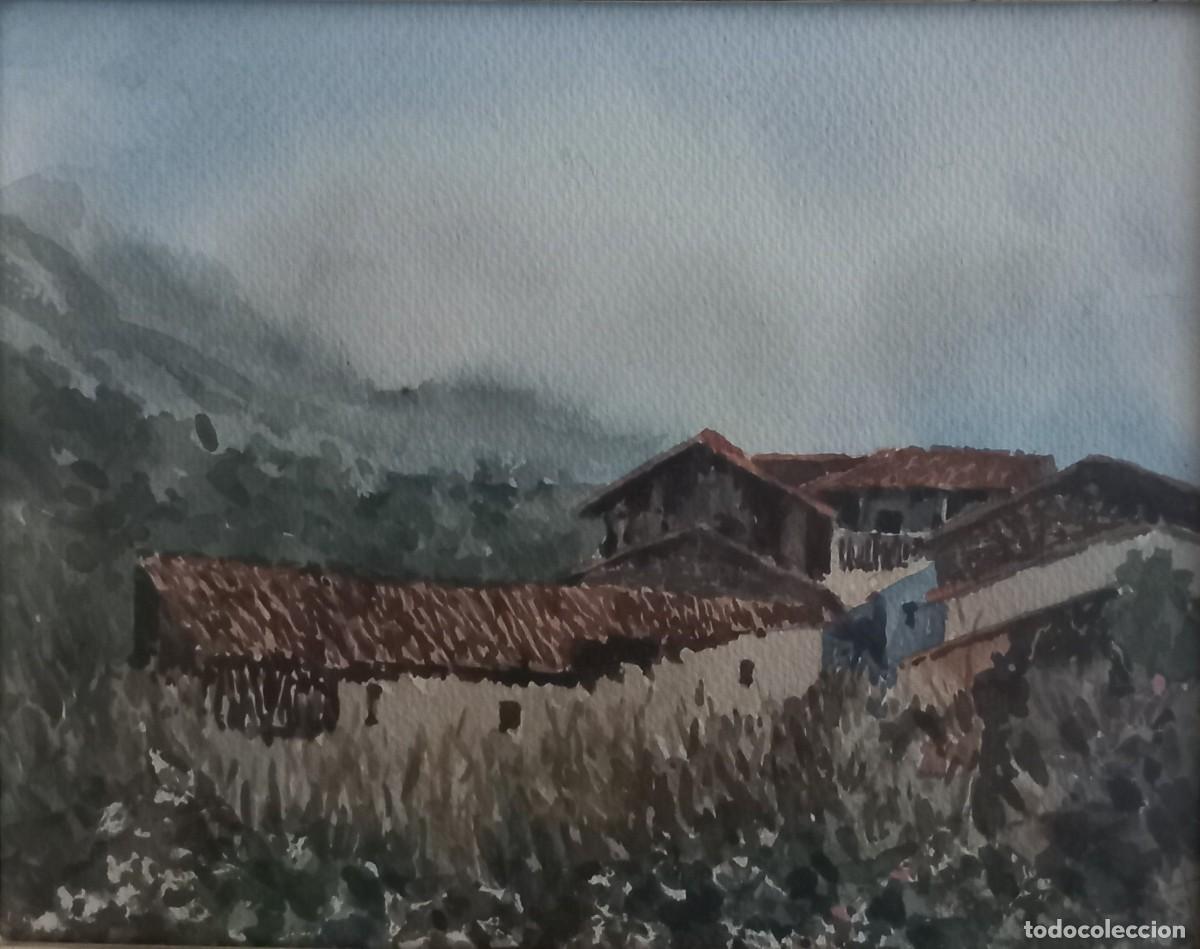 Arte: &rdquo;Casona en la monta&ntilde;a&rdquo; Jos&eacute; Ruiz Garc&iacute;a Trejo (Lorca 1909-Murcia 1987) Disc&iacute;pulo de Juan Bonaf&eacute;