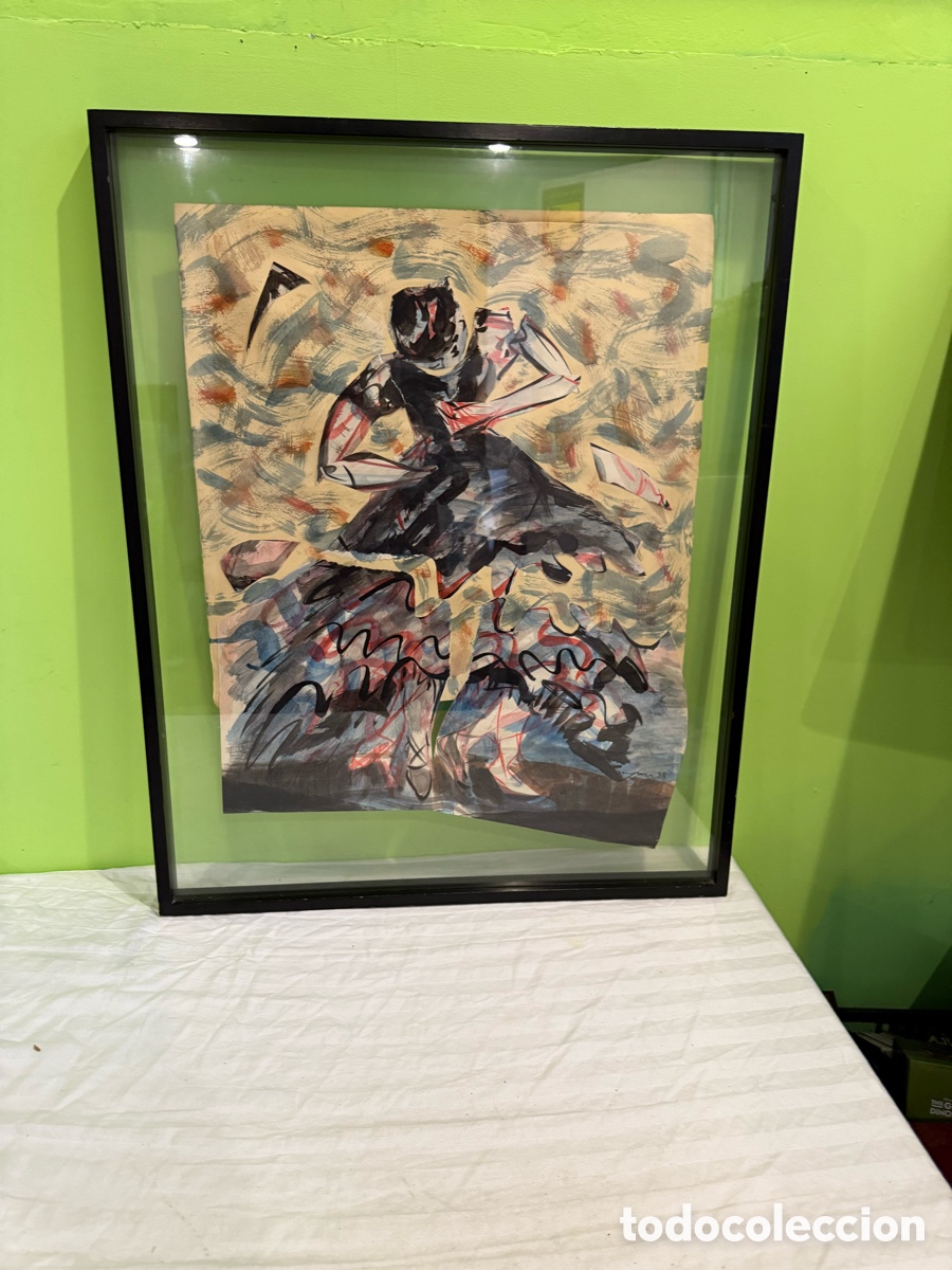 Arte: JACINT MORERA I PUJALS (1915-1989) &ndash; ACUARELA EXPRESIONISTA ATRIBUIDA, FIRMADA MORERA 88