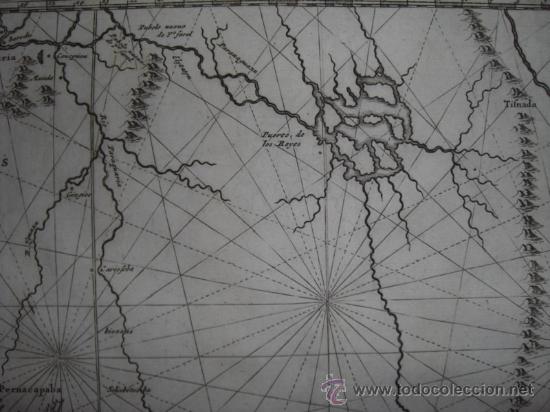 Arte: Mapa de Brasil de Montanus, 1673 - Foto 5