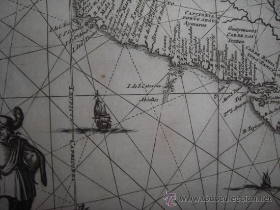 Arte: Mapa de Brasil de Montanus, 1673 - Foto 10