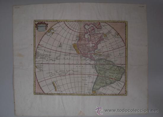 Arte: Mapa de Am&eacute;rica de Cluver, 1661 - Foto 2