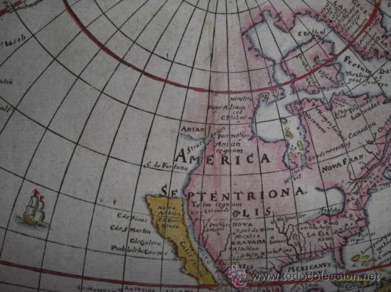 Arte: Mapa de Am&eacute;rica de Cluver, 1661 - Foto 5