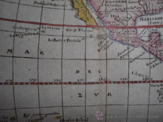 Arte: Mapa de Am&eacute;rica de Cluver, 1661 - Foto 8