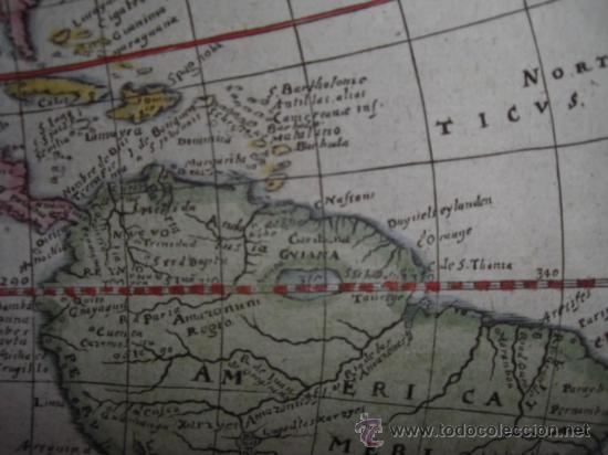 Arte: Mapa de Am&eacute;rica de Cluver, 1661 - Foto 9