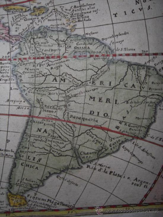Arte: Mapa de Am&eacute;rica de Cluver, 1661 - Foto 14