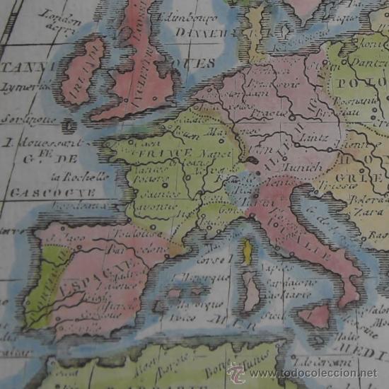 Arte: Mapa de Europa de Buffier, 1762 - Foto 1