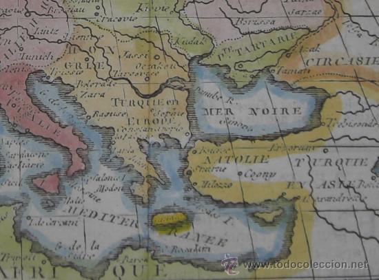 Arte: Mapa de Europa de Buffier, 1762 - Foto 7