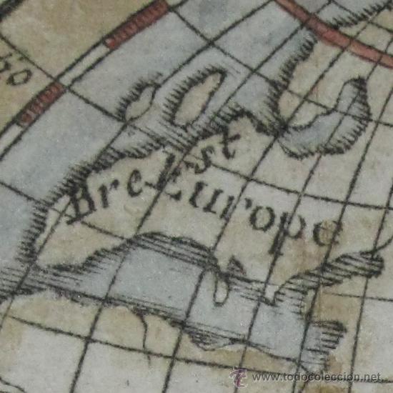 Arte: Mapa del Mundo de Faure, 1770 - Foto 1