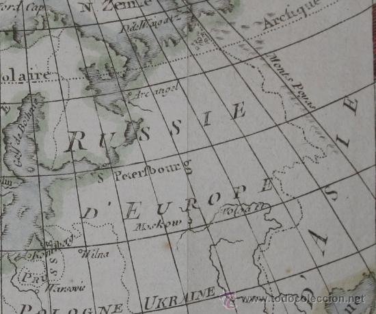 Arte: Mapa de Europa de Expilly, 1762 - Foto 5