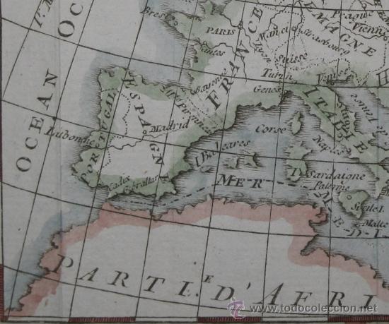 Arte: Mapa de Europa de Expilly, 1762 - Foto 6