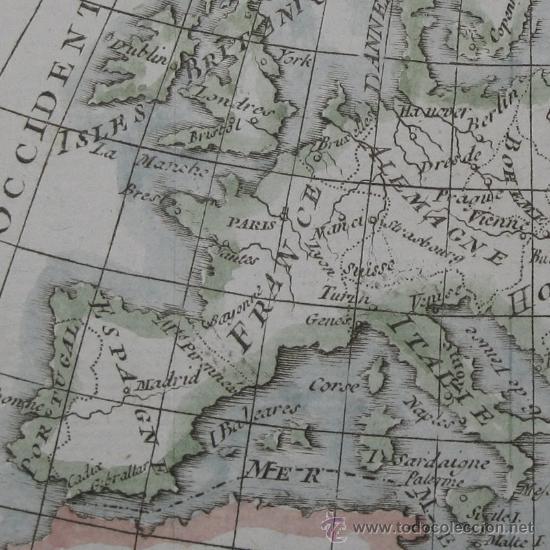 Arte: Mapa de Europa de Expilly, 1762 - Foto 1