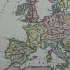 Arte: MAPA DE EUROPA DE BONNE, 1788. Lote 25291808