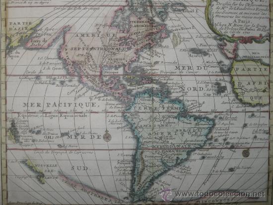 Arte: Mapa de Am&eacute;rica, Bion, 1710 - Foto 3