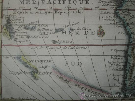 Arte: Mapa de Am&eacute;rica, Bion, 1710 - Foto 6