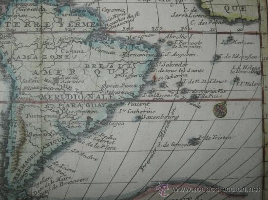 Arte: Mapa de Am&eacute;rica, Bion, 1710 - Foto 7