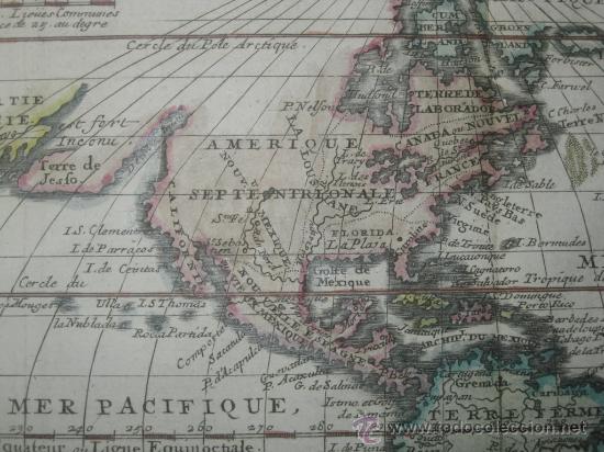 Arte: Mapa de Am&eacute;rica, Bion, 1710 - Foto 8