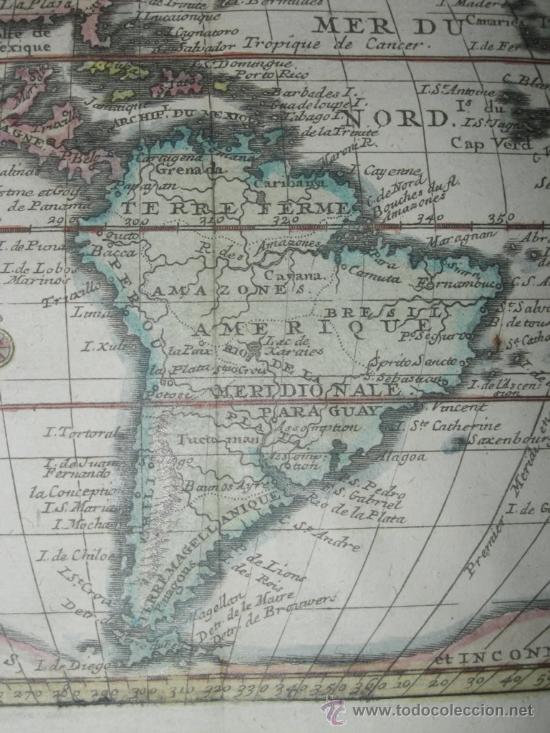 Arte: Mapa de Am&eacute;rica, Bion, 1710 - Foto 9