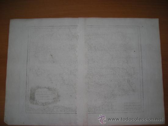 Arte: Mapa de Espa&ntilde;a,  Le Rouge, 1743 - Foto 3
