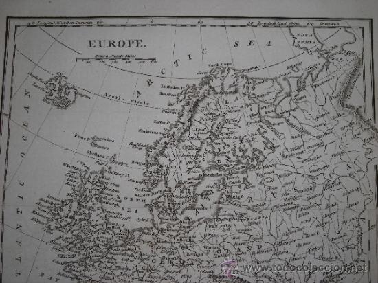 Arte: Mapa de  Europa, Cooke,1807 - Foto 2