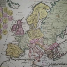 Arte: MAPA DE EUROPA, 1719, WEIGEL