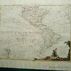 Arte: L'AMERICA DIVISA NE SUOI PRINCIPALI STATI-MAP ANTONIO ZATTA-AMERICA-VENEZIA-39X51 CM-RARISIMO-1776.