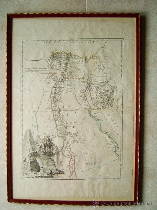 Carte De L Egypte Ancienne Et Moderne Mapa R Comprar Cartografia Antigua Hasta S Xix En Todocoleccion