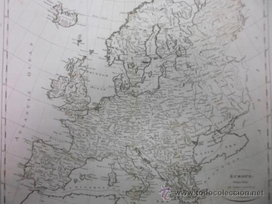 Arte: Mapa de Europa, 1787, Harrison - Foto 3